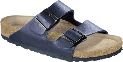 Birkenstock Arizona Sandalen Slipper blau Weichbettung breit Bomto Shoes